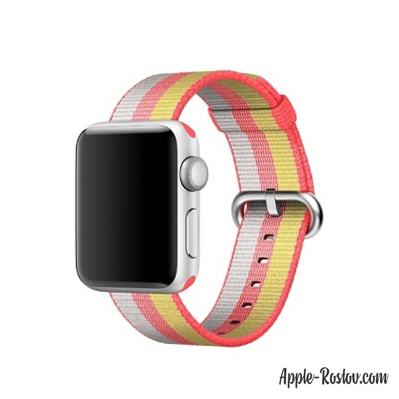 Ремешок из плетёного нейлона красного цвета (для корпуса 38 мм) Ремешок из плетёного нейлона красного цвета (для корпуса 38 мм)