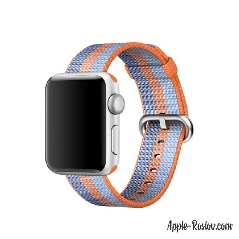 Ремешок из плетёного нейлона оранжевого цвета (для корпуса 38 мм) Ремешок из плетёного нейлона оранжевого цвета (для корпуса 38 мм)