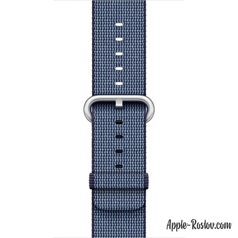 Ремешок из плетёного нейлона тёмно-синего цвета (для корпуса 38 мм) Ремешок из плетёного нейлона тёмно-синего цвета (для корпуса 38 мм)
