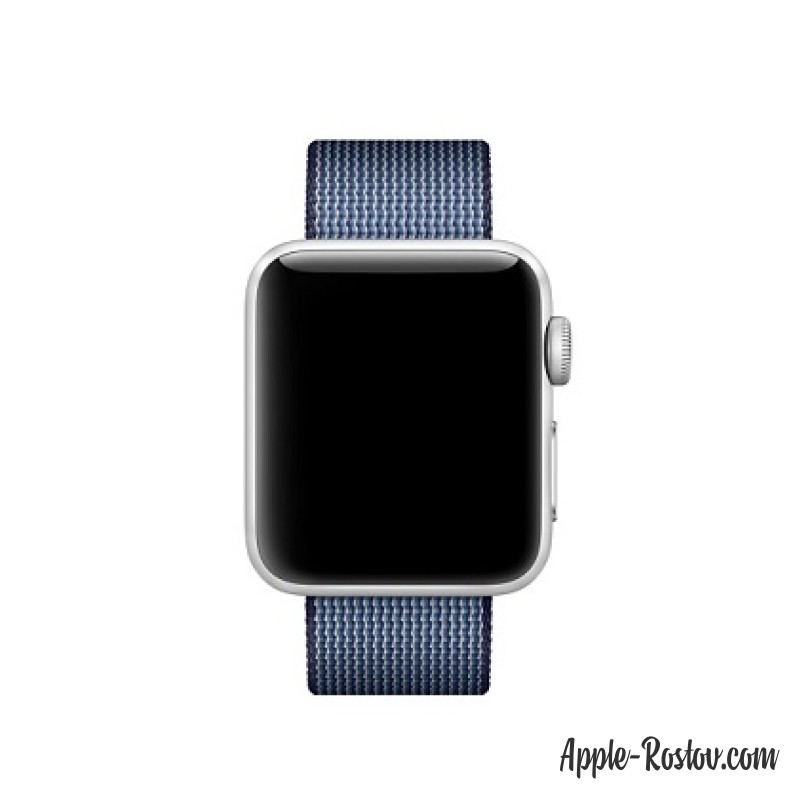 Ремешок из плетёного нейлона тёмно-синего цвета (для корпуса 38 мм) Ремешок из плетёного нейлона тёмно-синего цвета (для корпуса 38 мм)