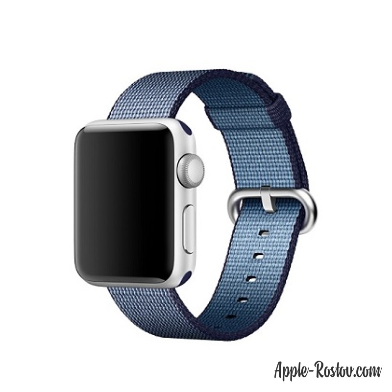 Ремешок из плетёного нейлона тёмно-синего цвета (для корпуса 38 мм) Ремешок из плетёного нейлона тёмно-синего цвета (для корпуса 38 мм)
