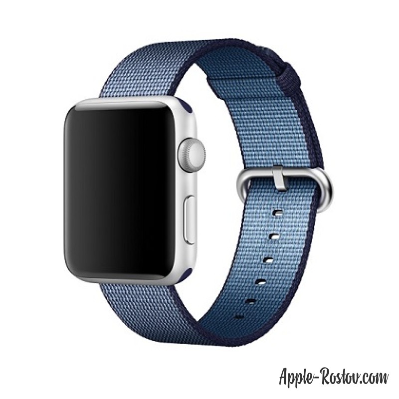 Ремешок из плетёного нейлона тёмно-синего цвета (для корпуса 42 мм) Ремешок из плетёного нейлона тёмно-синего цвета (для корпуса 42 мм)