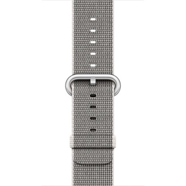 Ремешок из плетёного нейлона жемчужного цвета (для корпуса 38 мм)