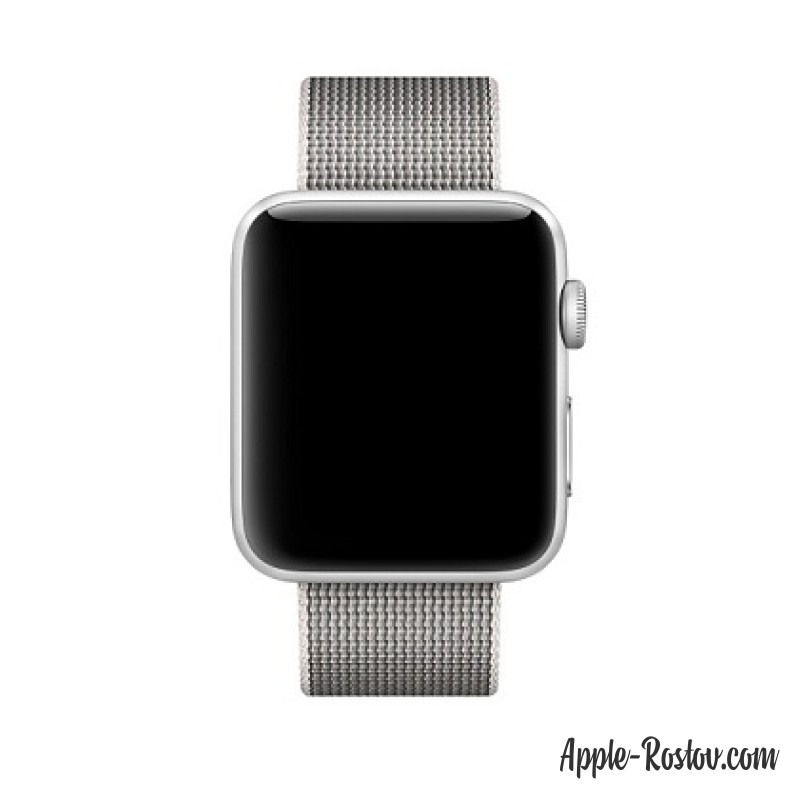 Ремешок из плетёного нейлона жемчужного цвета (для корпуса 42 мм) Ремешок из плетёного нейлона жемчужного цвета (для корпуса 42 мм)