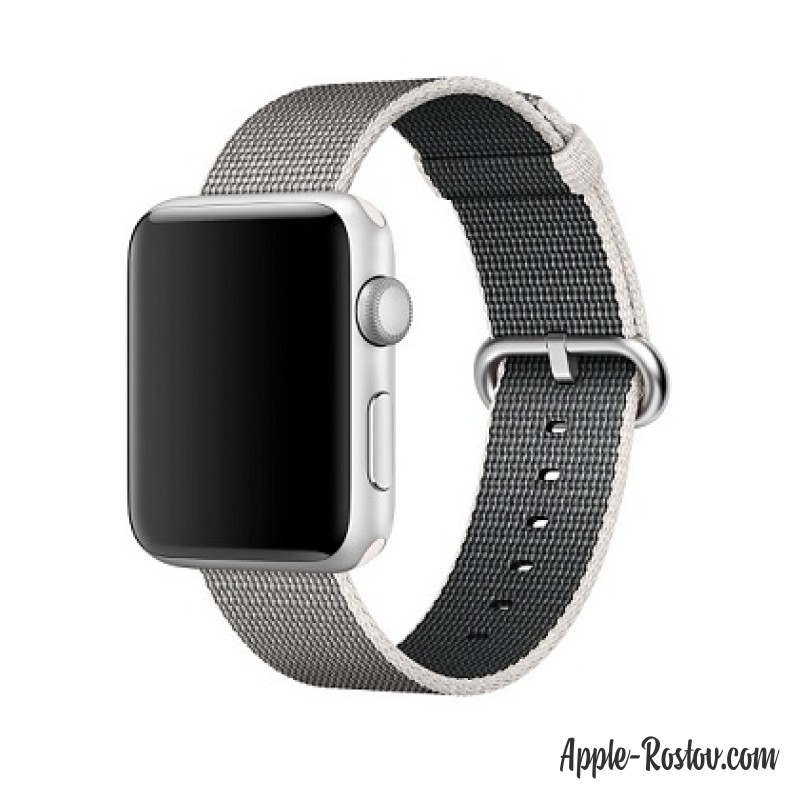 Ремешок из плетёного нейлона жемчужного цвета (для корпуса 42 мм) Ремешок из плетёного нейлона жемчужного цвета (для корпуса 42 мм)