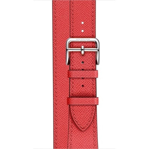 Ремешок Double Tour из кожи Epsom цвета Rose Jaipur (для корпуса 38 мм), размер Regular (стандартный)