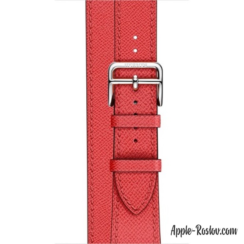 Ремешок Double Tour из кожи Epsom цвета Rose Jaipur (для корпуса 38 мм), размер Regular (стандартный) Ремешок Double Tour из кожи Epsom цвета Rose Jaipur (для корпуса 38 мм), размер Regular (стандартный)