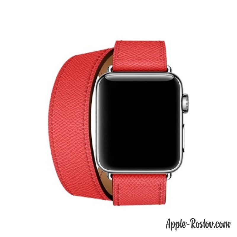 Ремешок Double Tour из кожи Epsom цвета Rose Jaipur (для корпуса 38 мм), размер Regular (стандартный) Ремешок Double Tour из кожи Epsom цвета Rose Jaipur (для корпуса 38 мм), размер Regular (стандартный)