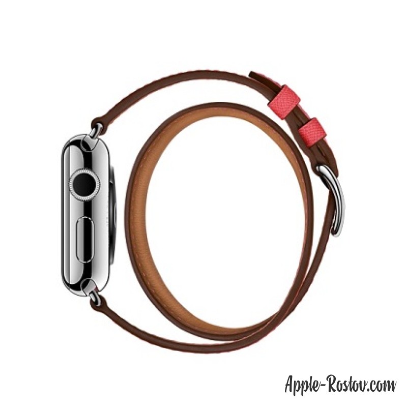 Ремешок Double Tour из кожи Epsom цвета Rose Jaipur (для корпуса 38 мм), размер Regular (стандартный) Ремешок Double Tour из кожи Epsom цвета Rose Jaipur (для корпуса 38 мм), размер Regular (стандартный)