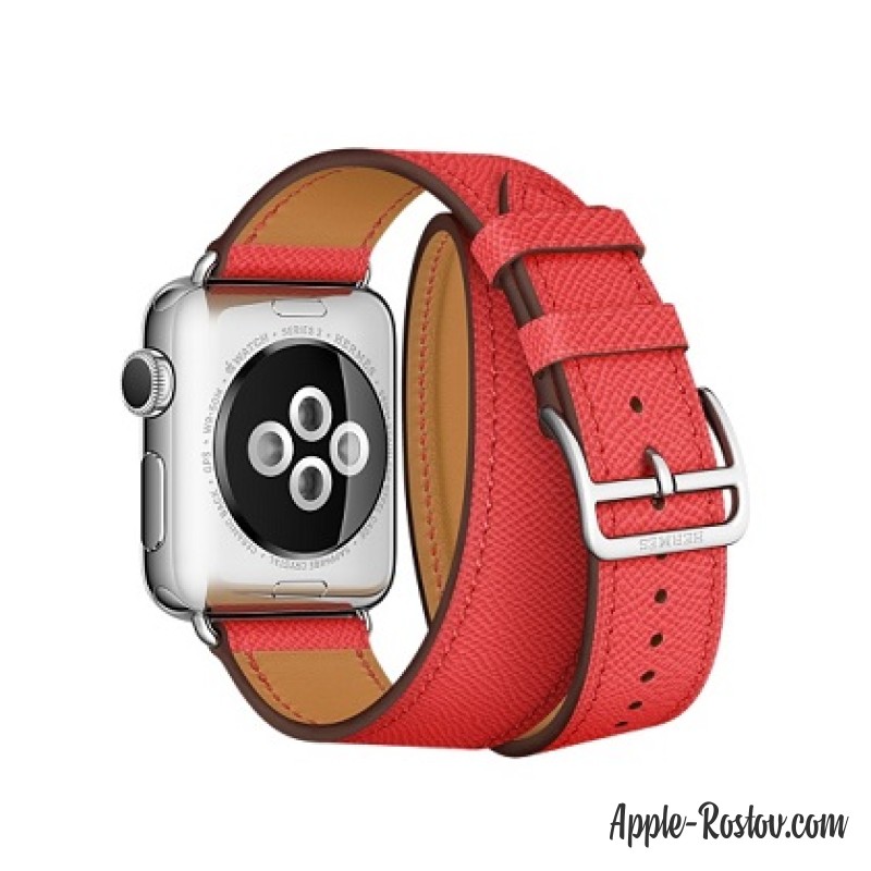 Ремешок Double Tour из кожи Epsom цвета Rose Jaipur (для корпуса 38 мм), размер Regular (стандартный) Ремешок Double Tour из кожи Epsom цвета Rose Jaipur (для корпуса 38 мм), размер Regular (стандартный)