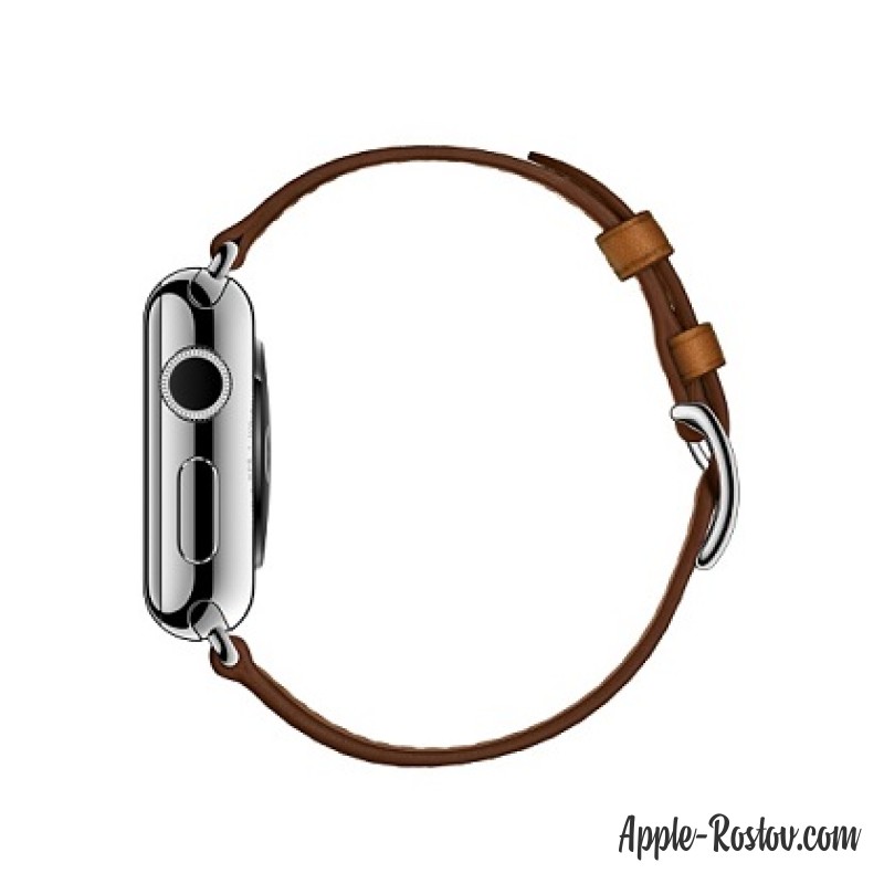 Ремешок Manchette из кожи Barénia цвета Fauve с двойной пряжкой (для корпуса 38 мм) Ремешок Manchette из кожи Barénia цвета Fauve с двойной пряжкой (для корпуса 38 мм)