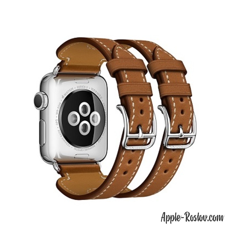 Ремешок Manchette из кожи Barénia цвета Fauve с двойной пряжкой (для корпуса 38 мм) Ремешок Manchette из кожи Barénia цвета Fauve с двойной пряжкой (для корпуса 38 мм)