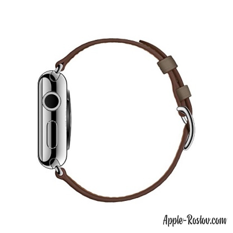 Ремешок Manchette из кожи Swift цвета Étoupe с двойной пряжкой (для корпуса 38 мм) Ремешок Manchette из кожи Swift цвета Étoupe с двойной пряжкой (для корпуса 38 мм)