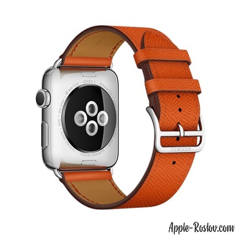 Ремешок Simple Tour из кожи Epsom цвета Feu (для корпуса 42 мм) Ремешок Simple Tour из кожи Epsom цвета Feu (для корпуса 42 мм)