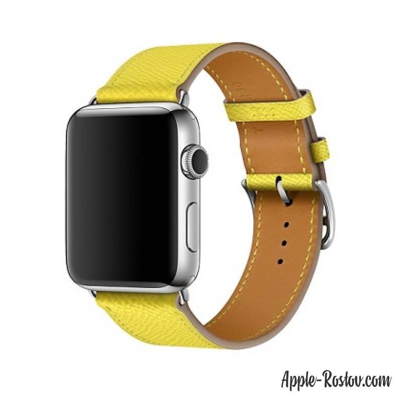 Ремешок Simple Tour из кожи Epsom цвета Lime (для корпуса 42 мм) Ремешок Simple Tour из кожи Epsom цвета Lime (для корпуса 42 мм)