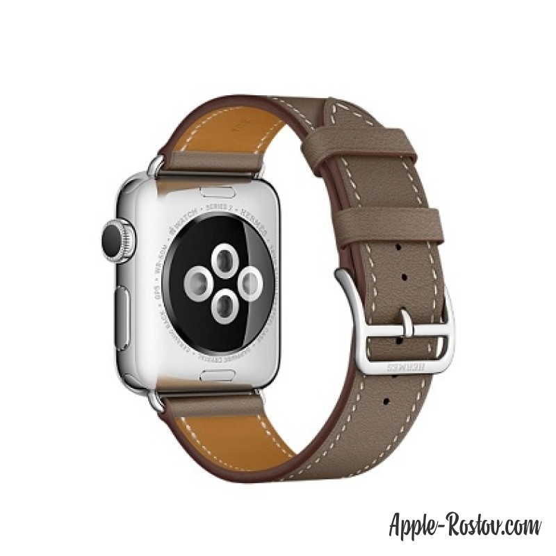 Ремешок Simple Tour из кожи Swift цвета Étoupe (для корпуса 38 мм) Ремешок Simple Tour из кожи Swift цвета Étoupe (для корпуса 38 мм)