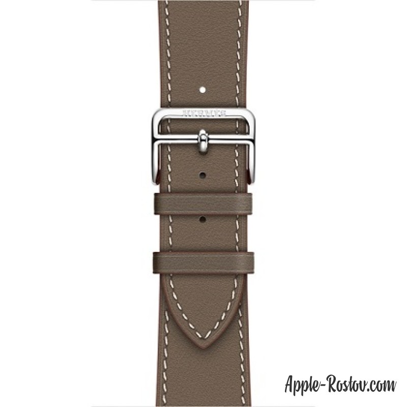 Ремешок Simple Tour из кожи Swift цвета Étoupe (для корпуса 42 мм) Ремешок Simple Tour из кожи Swift цвета Étoupe (для корпуса 42 мм)