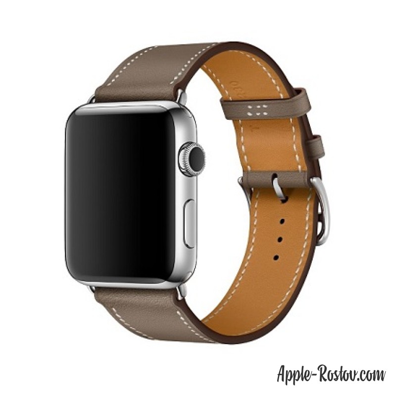 Ремешок Simple Tour из кожи Swift цвета Étoupe (для корпуса 42 мм) Ремешок Simple Tour из кожи Swift цвета Étoupe (для корпуса 42 мм)