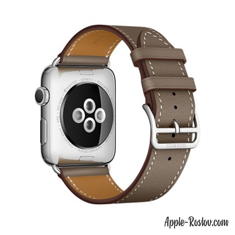 Ремешок Simple Tour из кожи Swift цвета Étoupe (для корпуса 42 мм) Ремешок Simple Tour из кожи Swift цвета Étoupe (для корпуса 42 мм)