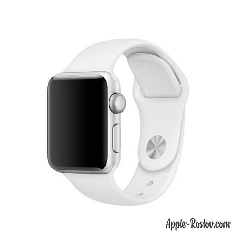 Спортивный ремешок белого цвета (для корпуса 38 мм), размеры S/M и M/L Спортивный ремешок белого цвета (для корпуса 38 мм), размеры S/M и M/L