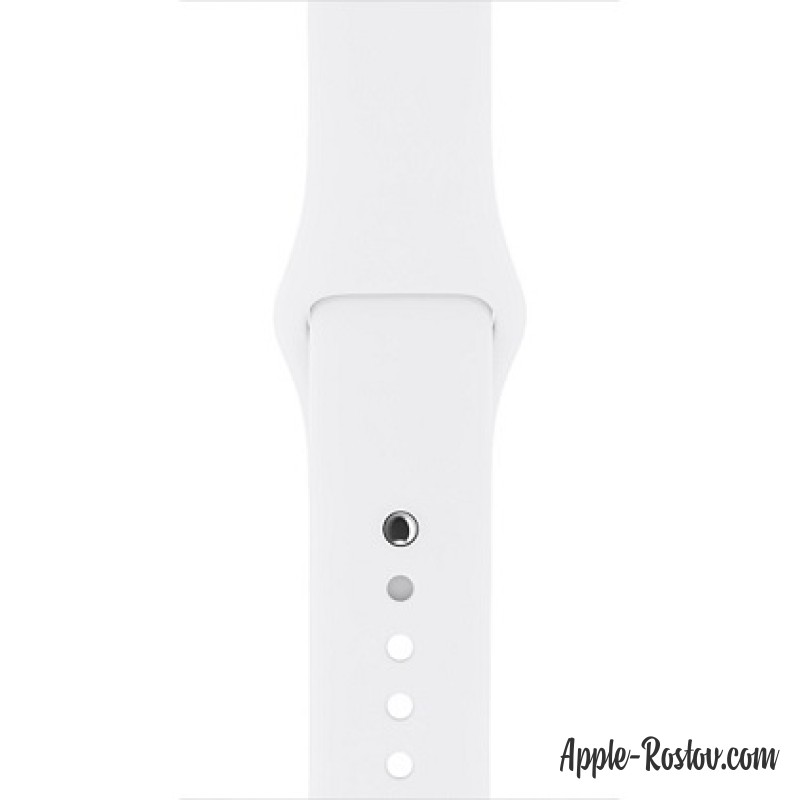 Спортивный ремешок белого цвета (для корпуса 42 мм), размеры S/M и M/L Спортивный ремешок белого цвета (для корпуса 42 мм), размеры S/M и M/L
