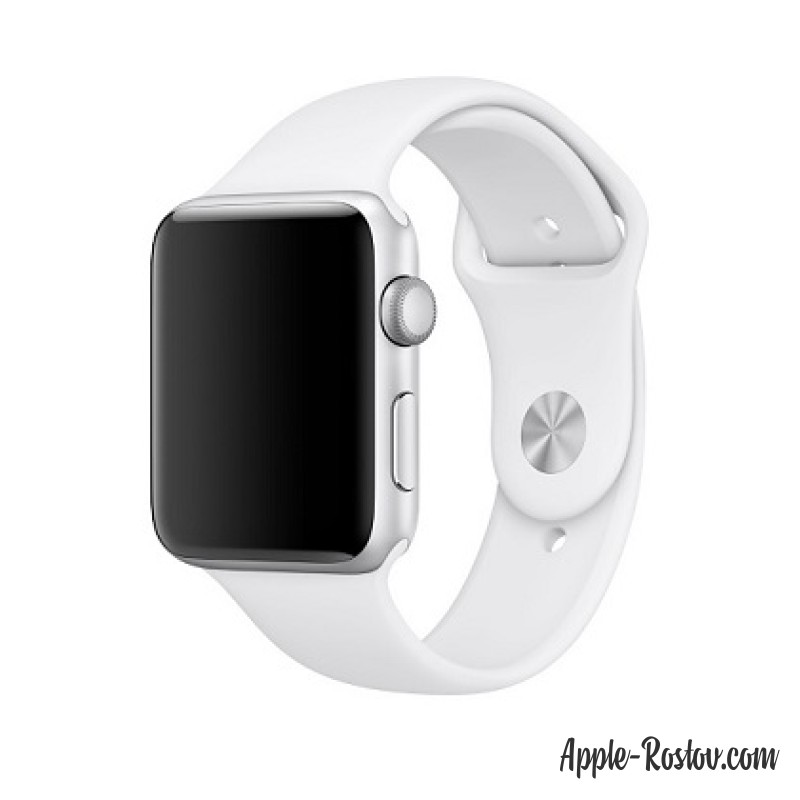 Спортивный ремешок белого цвета (для корпуса 42 мм), размеры S/M и M/L Спортивный ремешок белого цвета (для корпуса 42 мм), размеры S/M и M/L