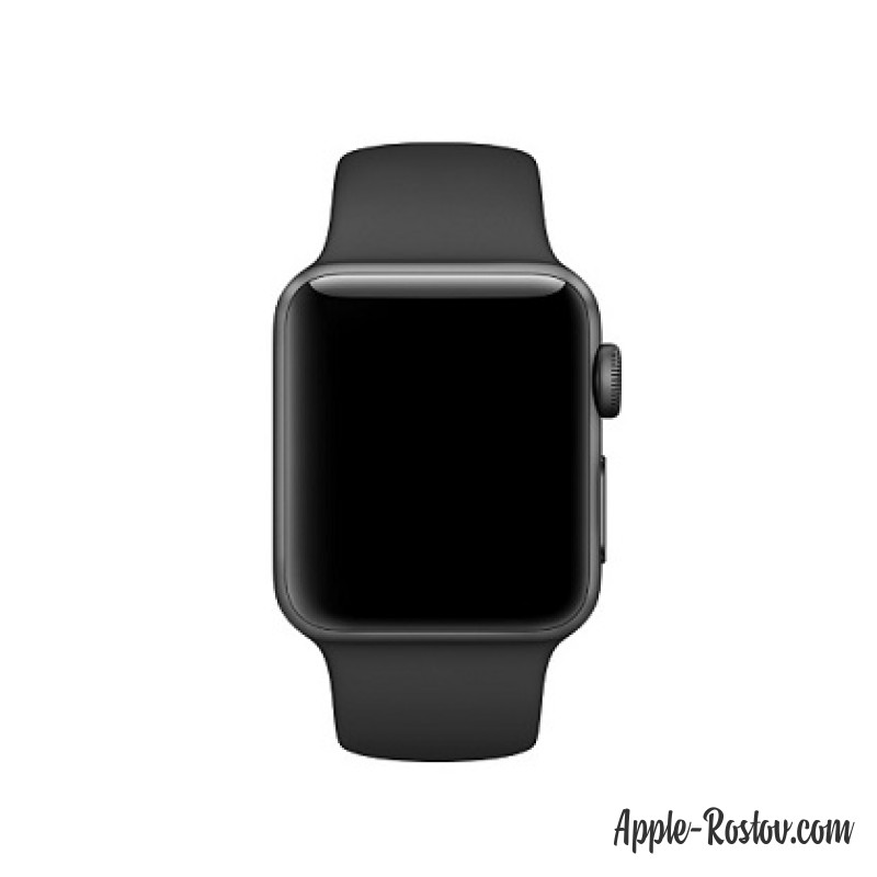 Спортивный ремешок чёрного цвета (для корпуса 38 мм), размеры S/M и M/L Спортивный ремешок чёрного цвета (для корпуса 38 мм), размеры S/M и M/L