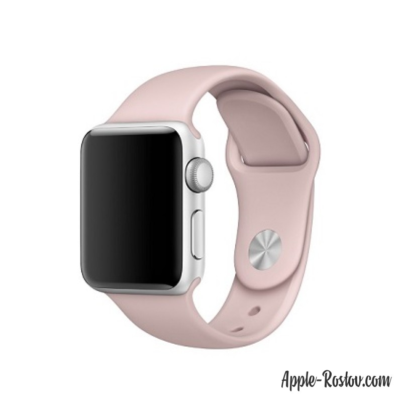 Спортивный ремешок цвета "розовый песок" (для корпуса 38 мм), размеры S/M и M/L Спортивный ремешок цвета "розовый песок" (для корпуса 38 мм), размеры S/M и M/L