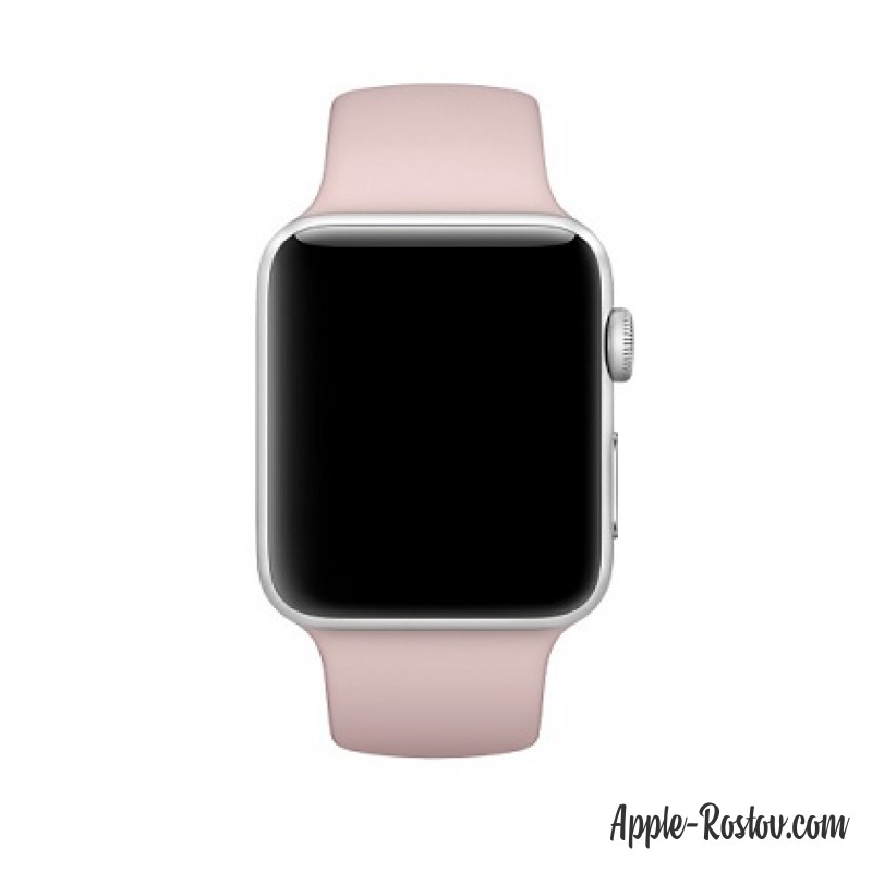 Спортивный ремешок цвета "розовый песок" (для корпуса 42 мм), размеры S/M и M/L Спортивный ремешок цвета "розовый песок" (для корпуса 42 мм), размеры S/M и M/L