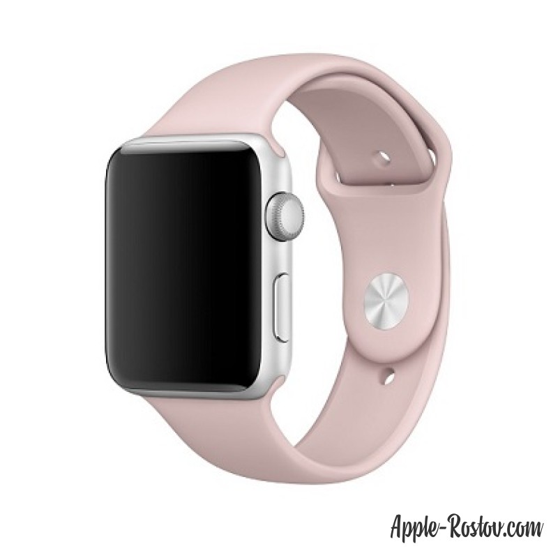 Спортивный ремешок цвета "розовый песок" (для корпуса 42 мм), размеры S/M и M/L Спортивный ремешок цвета "розовый песок" (для корпуса 42 мм), размеры S/M и M/L