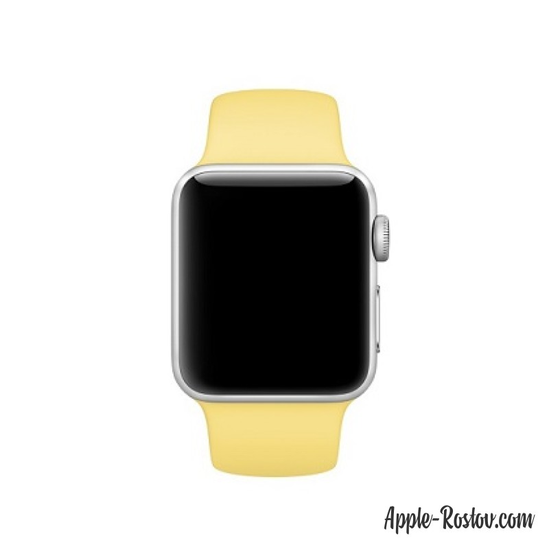 Спортивный ремешок цвета "жёлтая пыльца" (для корпуса 38 мм), размеры S/M и M/L Спортивный ремешок цвета "жёлтая пыльца" (для корпуса 38 мм), размеры S/M и M/L