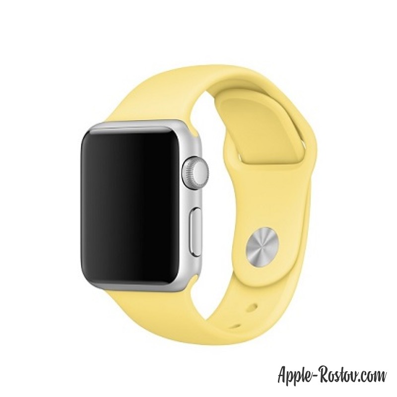 Спортивный ремешок цвета "жёлтая пыльца" (для корпуса 38 мм), размеры S/M и M/L Спортивный ремешок цвета "жёлтая пыльца" (для корпуса 38 мм), размеры S/M и M/L