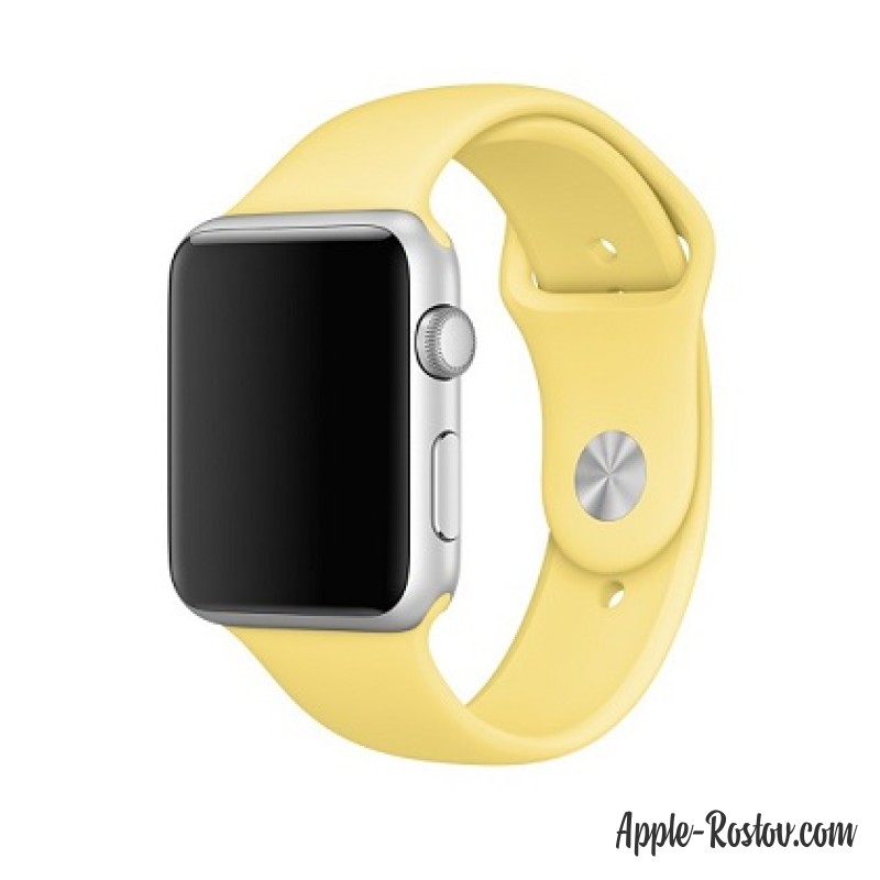 Спортивный ремешок цвета "жёлтая пыльца" (для корпуса 42 мм), размеры S/M и M/L Спортивный ремешок цвета "жёлтая пыльца" (для корпуса 42 мм), размеры S/M и M/L