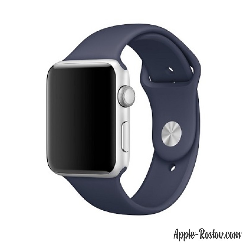 Спортивный ремешок тёмно-синего цвета (для корпуса 42 мм), размеры S/M и M/L Спортивный ремешок тёмно-синего цвета (для корпуса 42 мм), размеры S/M и M/L