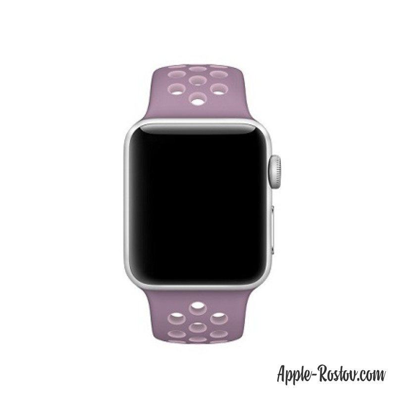 Спортивный ремешок Nike цвета "фиолетовая пыль/сливовая дымка" (для корпуса 38 мм), размеры S/M и M/L Спортивный ремешок Nike цвета "фиолетовая пыль/сливовая дымка" (для корпуса 38 мм), размеры S/M и M/L