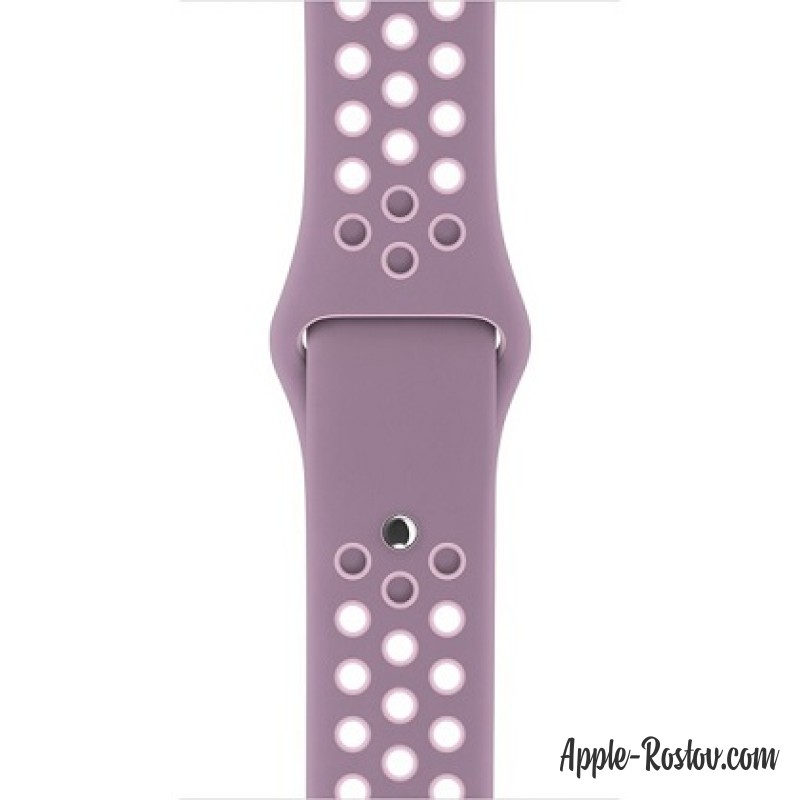 Спортивный ремешок Nike цвета "фиолетовая пыль/сливовая дымка" (для корпуса 42 мм), размеры S/M и M/L Спортивный ремешок Nike цвета "фиолетовая пыль/сливовая дымка" (для корпуса 42 мм), размеры S/M и M/L