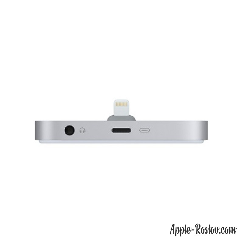 Док-станция для iPhone с разъёмом Lightning цвета "серый космос" Док-станция для iPhone с разъёмом Lightning цвета "серый космос"