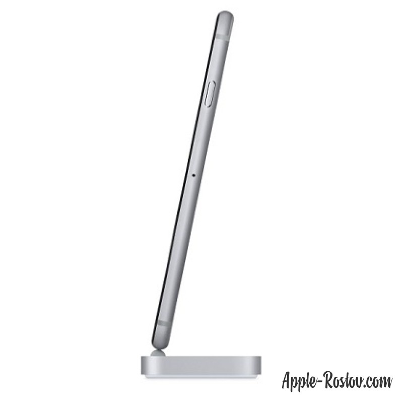 Док-станция для iPhone с разъёмом Lightning цвета "серый космос" Док-станция для iPhone с разъёмом Lightning цвета "серый космос"