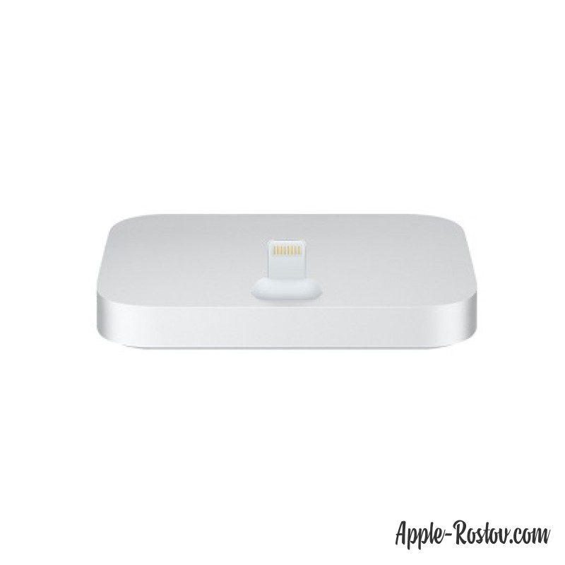 Док-станция для iPhone с разъёмом Lightning серебристого цвета Док-станция для iPhone с разъёмом Lightning серебристого цвета