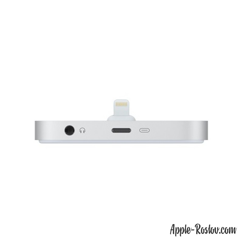 Док-станция для iPhone с разъёмом Lightning серебристого цвета Док-станция для iPhone с разъёмом Lightning серебристого цвета
