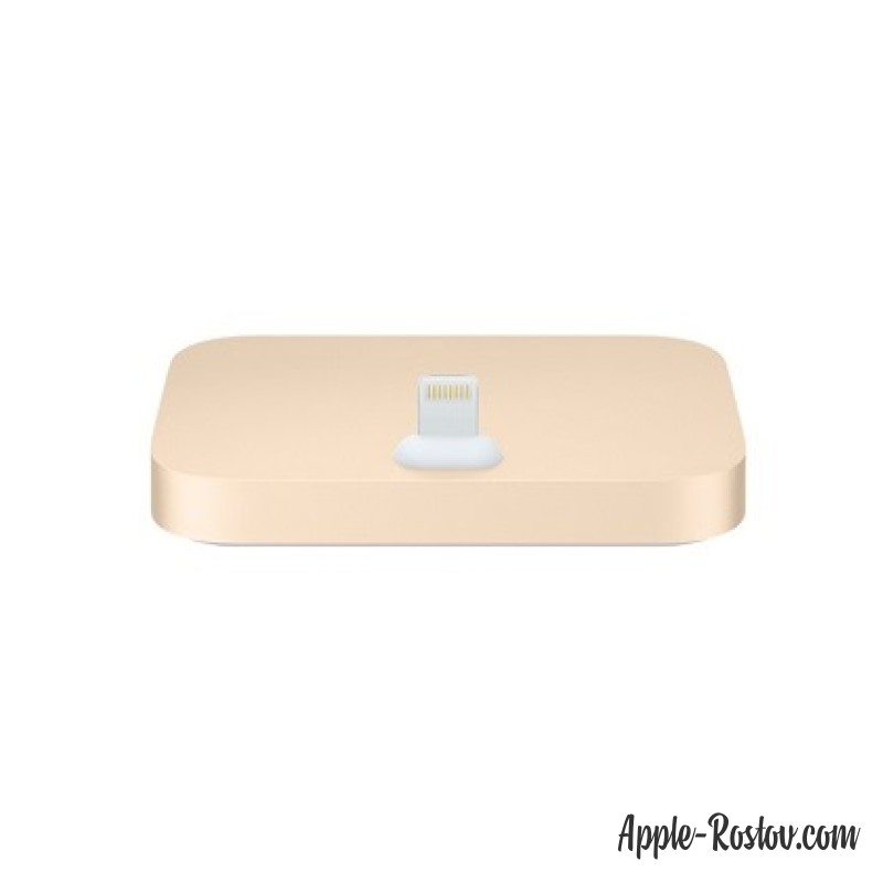 Док-станция для iPhone с разъёмом Lightning золотого цвета Док-станция для iPhone с разъёмом Lightning золотого цвета