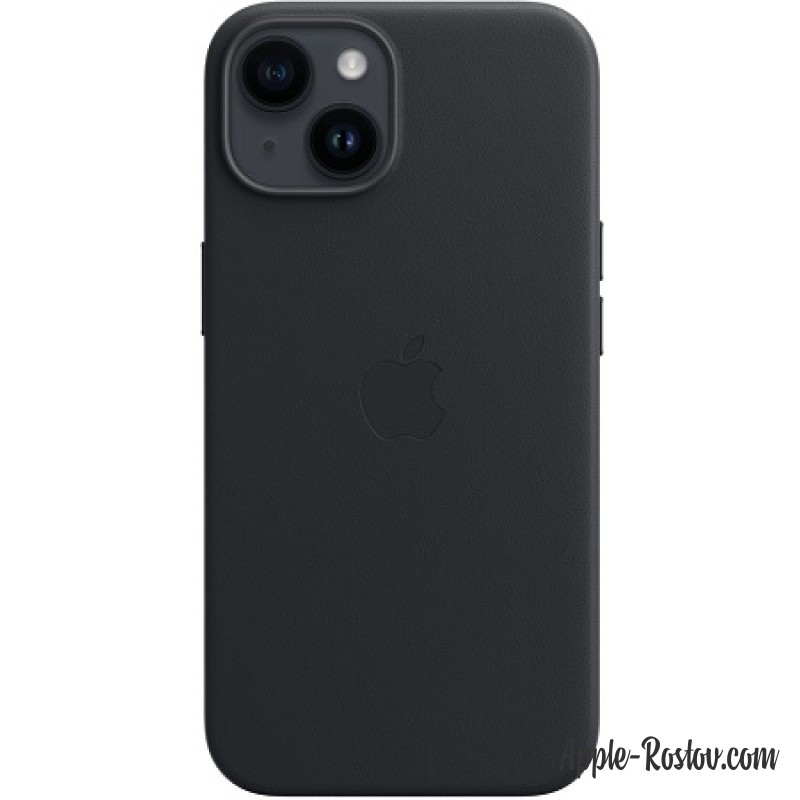 Silicone case iPhone 14 Plus MagSafe Midnight