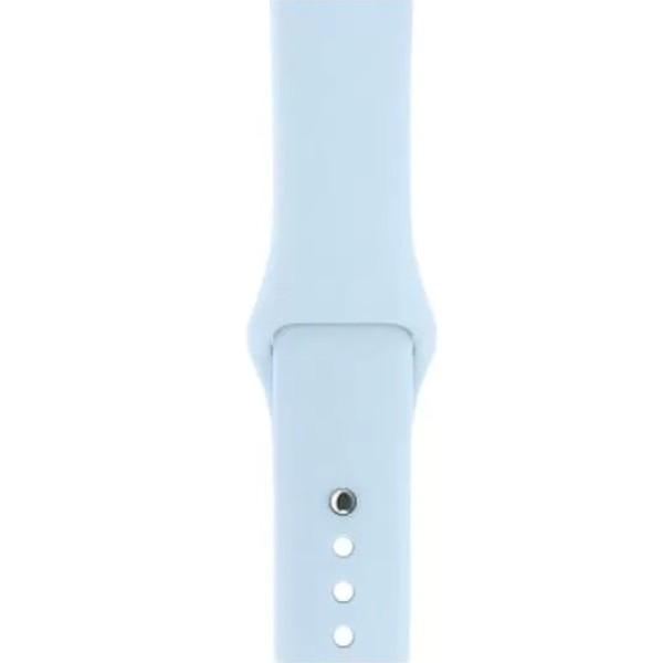 Спортивный ремешок дымчато‑голубого цвета (для корпуса 38 мм), размеры S/M и M/L
