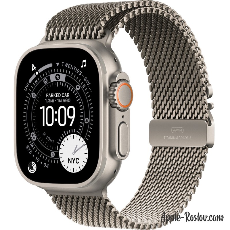 Apple Watch Ultra 3 Natural 49 mm Natural Milanese Loop Apple Watch Ultra 3 Natural 49 mm Natural Milanese Loop