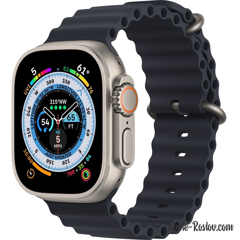 Apple Watch Ultra 49mm Titanium Case ремешок Midnight Ocean Band Apple Watch Ultra 49mm Titanium Case ремешок Midnight Ocean Band