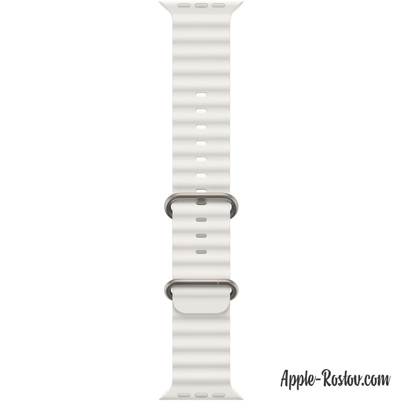 Apple Watch Ultra 49mm Titanium Case ремешок White Ocean Band Apple Watch Ultra 49mm Titanium Case ремешок White Ocean Band