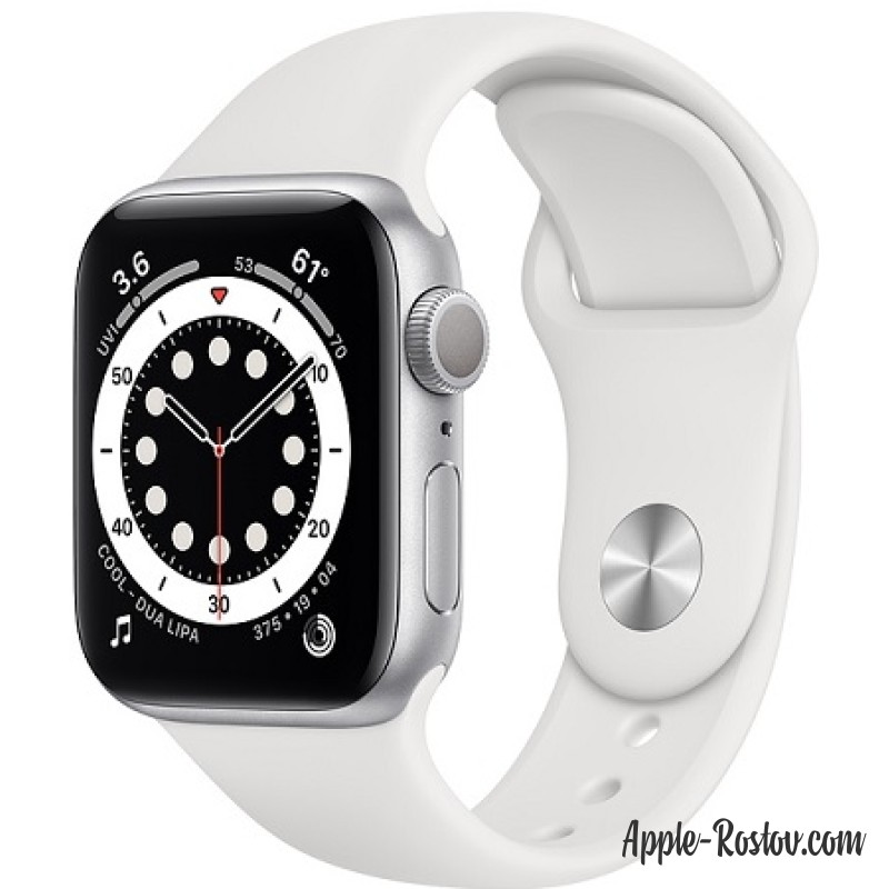 Apple Watch Series 6 44mm Silver / White Apple Watch Series 6 44mm Silver / White