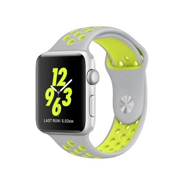 Apple Watch NIKE+ 38 mm silver/silver - green