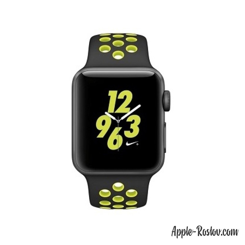 Apple Watch NIKE+ 38 mm space gray/black - green Apple Watch NIKE+ 38 mm space gray/black - green