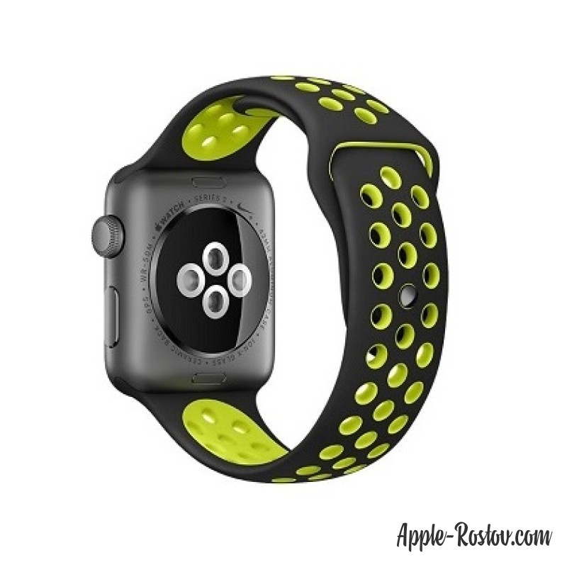 Apple Watch NIKE+ 38 mm space gray/black - green Apple Watch NIKE+ 38 mm space gray/black - green